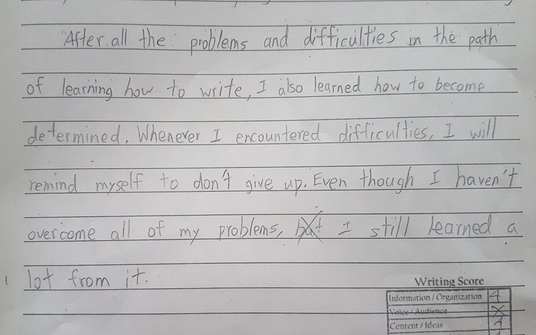 Learning how to write essays is the hardest thing | Alex Sun – Grade 5