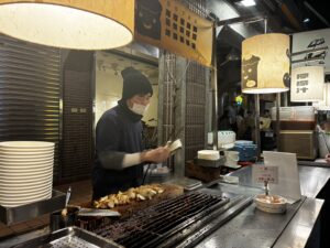 Grilled King Oysters is a viral shop located in Shillin Night Market